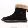 6930f28d6e68136f4d9b3ca6 Premium Full Wool Lined UGG-5877 Australia Luxury Brand Genuine Leather Sheepskin Snow Boots for Men and Women, Imported Cowhide with Comfortable Rubber Foam Sole