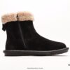 6930f2a46e68136f4d9b3cbd Premium Full Wool Lined UGG-5877 Australia Luxury Brand Genuine Leather Sheepskin Snow Boots for Men and Women, Imported Cowhide with Comfortable Rubber Foam Sole