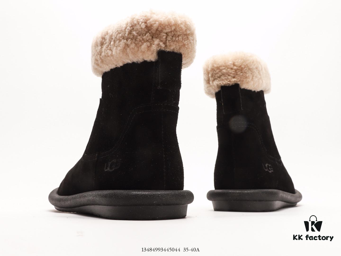6930f2a76e68136f4d9b3cc0 Premium Full Wool Lined UGG-5877 Australia Luxury Brand Genuine Leather Sheepskin Snow Boots for Men and Women, Imported Cowhide with Comfortable Rubber Foam Sole