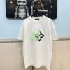 6930f4fe6e68136f4d9b3f74 LOUIS VUITTON Lv Louis Vuitton New Logo Embroidered Gradient Letter Crew Neck Short Sleeve T-Shirt