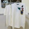 6930f5146e68136f4d9b3f8d LOUIS VUITTON 23SS New Arrival Paper Plane Design Knitted Short-Sleeve Shirt