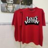 6930f51b6e68136f4d9b3f9a LOUIS VUITTON LV Monogram Jacquard Knit Short-Sleeve T-Shirt 24SS, Made with Fine Cotton Knitting, Intarsia LU Logo on Chest, Soft and Comfortable Fit