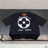 6930f5296e68136f4d9b3fa7 Louis Vuitton/LV New Embroidered Appliqué Round Neck Short Sleeve T-Shirt
