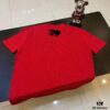 6930f5326e68136f4d9b3fae LOUIS VUITTON LV Monogram Jacquard Knit Short-Sleeve T-Shirt 24SS, Made with Fine Cotton Knitting, Intarsia LU Logo on Chest, Soft and Comfortable Fit