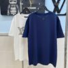 6930f53f6e68136f4d9b3fbd LOUIS VUITTON Hand-Embroidered Beaded Short-Sleeve T-Shirt Crafted from 280g Pure Cotton Double-Yarn Fabric with Delicate Beadwork Logo on Front, Adding Elegant and Textured Detail to Everyday Looks