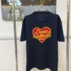 6930f54a6e68136f4d9b3fca LOUIS VUITTON LV 2024 Spring New Heart Knit Short-Sleeve Unisex