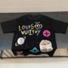 6930f5746e68136f4d9b3ff2 LOUIS VUITTON Louis Hand-painted Crow New Short Sleeve T-shirt, High Quality 280g Combed Cotton Double Yarn Fabric, Soft and Comfortable Wear, Front Hand-painted Crow Design with Special Craftsmanship for Trendy Style, Custom Dyed to Match Official Website, Full Triple Labels Included, Not Ordinary Market Version, Guaranteed Quality, Unisex Design