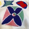 Louis Vuitton Classic Three-Flower Floral Round-Neck Long-Sleeve Sweater
