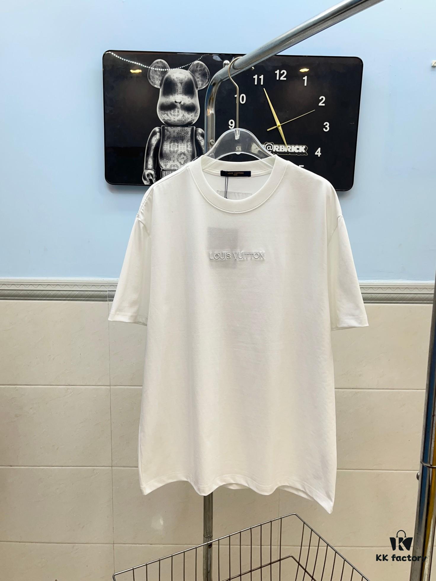 6930f5876e68136f4d9b4000 LOUIS VUITTON Embroidered New Short Sleeve T-Shirt, High Quality 280g Double Cotton Fabric, Soft Comfortable Wear, Nylon Smooth Washed Cotton Material, Premium Front Embroidery with Special Craftsmanship, Fashion Trend Style, Custom Dyeing and Matching Official Website Design, Complete Three Labels, Not Ordinary Market Version, Guaranteed Quality, Unisex Design
