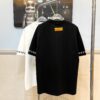 6930f5956e68136f4d9b400c LOUIS VUITTON Embroidered New Short Sleeve T-Shirt, High-Quality 280g Double Cotton Yarn Fabric with Smooth Nylon and Washed Cotton Feel, Premium Embroidery on Front and Sleeves, Fashionable Design with Special Craftsmanship, Custom Dyed and Matched to Official Website