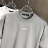 6930f59c6e68136f4d9b4011 LV Louis Vuitton 2025 Spring/Summer New Arrival Round Neck Short Sleeve T-Shirt with Front Embroidery and Back Chain Stitch Design, Made from 320g Double-Layer Combed Cotton Fabric, Slightly Loose Fit, Soft and Substantial Fabric Texture, Unisex Style