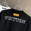 6930f5ae6e68136f4d9b4026 LV Louis Vuitton 2025 Spring/Summer New Arrival Round Neck Short Sleeve T-Shirt with Front Embroidery and Back Chain Stitch Design, Made from 320g Double-Layer Combed Cotton Fabric, Slightly Loose Fit, Soft and Substantial Fabric Texture, Unisex Style
