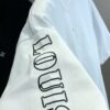 6930f5b56e68136f4d9b402d LV Louis Vuitton 2025 Spring-Summer New Arrival Round Neck Short Sleeve T-Shirt with Front Embroidery and Back Chain Stitching, Made from 320g Double-Combed Cotton Fabric, Slightly Loose Fit, Soft and Substantial Texture, Unisex Design