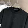 6930f5c26e68136f4d9b403a LV Louis Vuitton 2025 Spring/Summer New Arrival Round Neck Short Sleeve T-Shirt with Hot-Stone Embellishment and Engraved Pattern Technique, Made from High-Density 320g Double-Yarn Combed Cotton Fabric, Slightly Loose Fit, Soft and Substantial Fabric Texture, Unisex Design