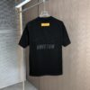 6930f5c56e68136f4d9b403d LV Louis Vuitton 2025 Spring/Summer New Arrival Round Neck Short Sleeve T-Shirt with Hot-Stone Embellishment and Engraved Pattern Technique, Made from High-Density 320g Double-Yarn Combed Cotton Fabric, Slightly Loose Fit, Soft and Substantial Fabric Texture, Unisex Design
