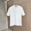 6930f5e66e68136f4d9b405b LV Louis Vuitton 2025 Spring/Summer New Arrival Round Neck Short Sleeve T-Shirt with Chain and Single Needle Embroidery, Premium 320g Double-Combed Cotton Fabric, Slightly Loose Unisex Fit