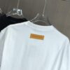 6930f5ed6e68136f4d9b4061 LV Louis Vuitton 2025 Spring/Summer New Arrival Round Neck Short Sleeve T-Shirt with Chain and Single Needle Embroidery, Premium 320g Double-Combed Cotton Fabric, Slightly Loose Unisex Fit
