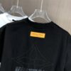 6930f5f46e68136f4d9b4067 LV Louis Vuitton 2025 Spring/Summer New Arrival Round Neck Short Sleeve T-Shirt with Hot-Stone Embellishment and Engraved Pattern Technique, Made from High-Density 320g Double-Yarn Combed Cotton Fabric, Slightly Loose Fit, Soft and Substantial Fabric Texture, Unisex Design