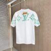 6930f60d6e68136f4d9b4083 LV Louis Vuitton 2025 Spring-Summer New Arrival Round Neck Short Sleeve T-Shirt with Hand-Painted Print, Made from 320g Double-Layer Combed Cotton Fabric, Slightly Loose Fit, Soft and Substantial Fabric Texture, Unisex Design