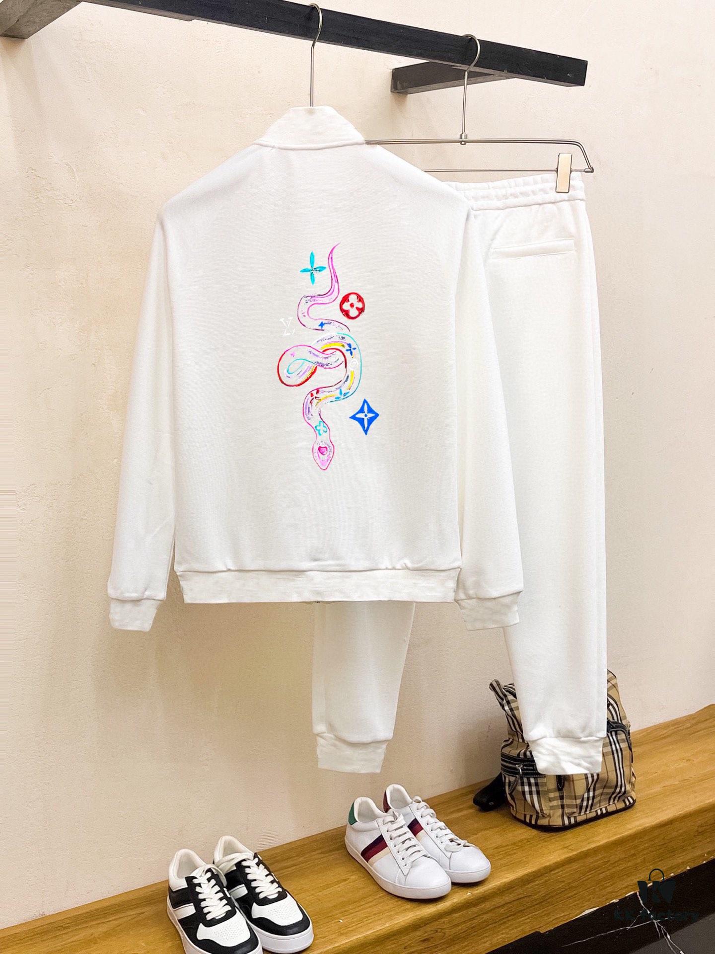 6930f6946e68136f4d9b411e Louis Vuitton 2025 New Arrival Knit Cardigan Hoodie Set – Premium 100% Roman Cotton, Natural Comfort, Elegant Design