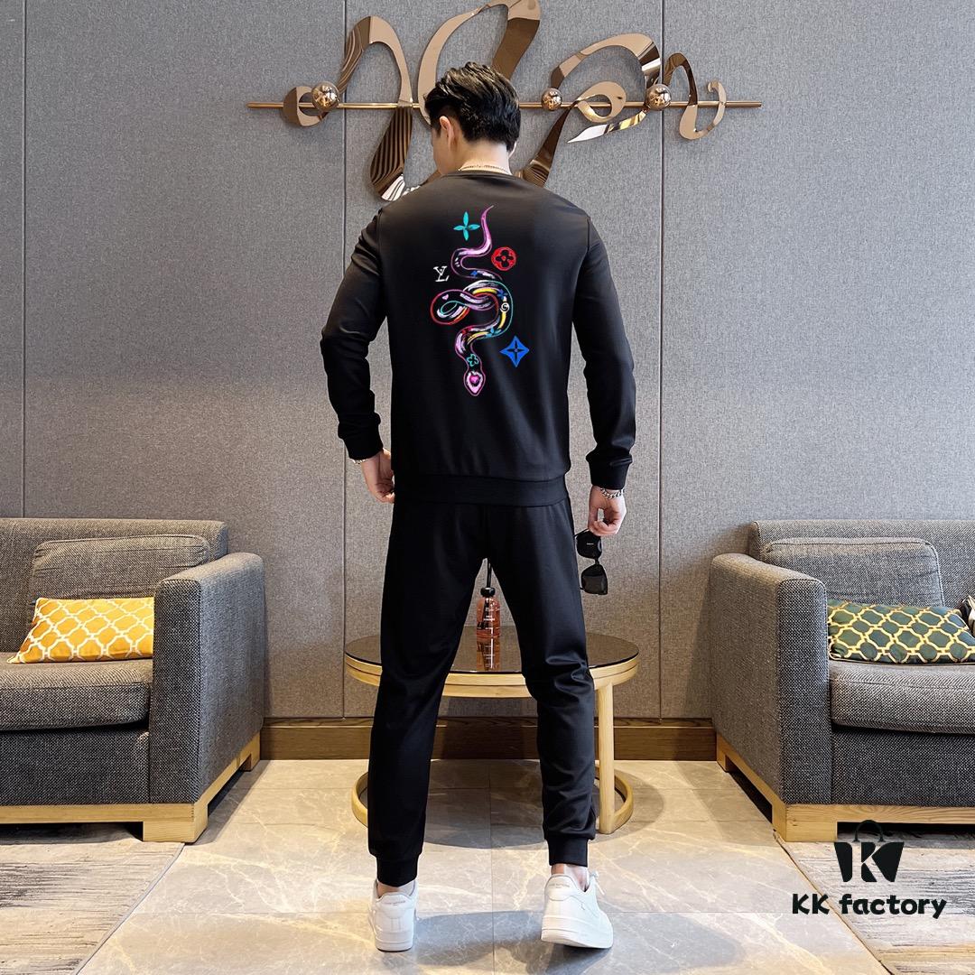 6930f6af6e68136f4d9b4138 【LV Louis Vuitton】(Plus-Size Friendly) 2025 New Arrival Hoodie Set – Premium Authentic Roman Cotton, Natural Comfort and Elegance