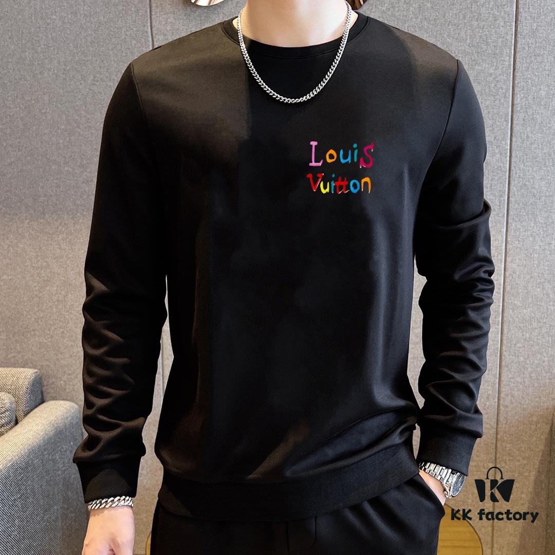 6930f6b06e68136f4d9b413a 【LV Louis Vuitton】(Plus-Size Friendly) 2025 New Arrival Hoodie Set – Premium Authentic Roman Cotton, Natural Comfort and Elegance