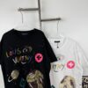 6930f6ea6e68136f4d9b4174 New LV Louis Vuitton 2024 Graffiti Print Short Sleeve T-Shirt, Premium 260g 32s Double Yarn Fabric, Soft and Comfortable Unisex Design, Stylish and Versatile