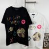 6930f6ed6e68136f4d9b4176 New LV Louis Vuitton 2024 Graffiti Print Short Sleeve T-Shirt, Premium 260g 32s Double Yarn Fabric, Soft and Comfortable Unisex Design, Stylish and Versatile