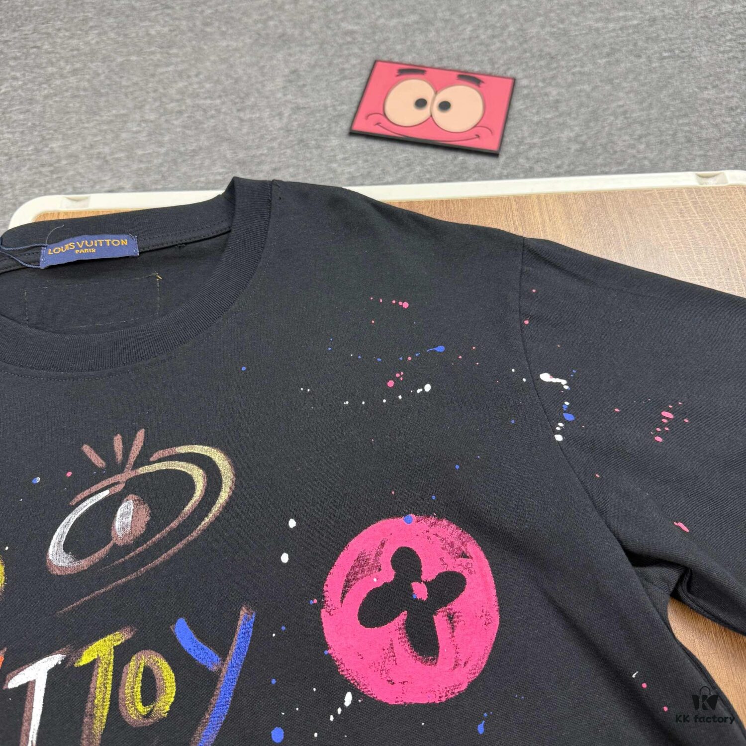 6930f6f06e68136f4d9b4177 New LV Louis Vuitton 2024 Graffiti Print Short Sleeve T-Shirt, Premium 260g 32s Double Yarn Fabric, Soft and Comfortable Unisex Design, Stylish and Versatile