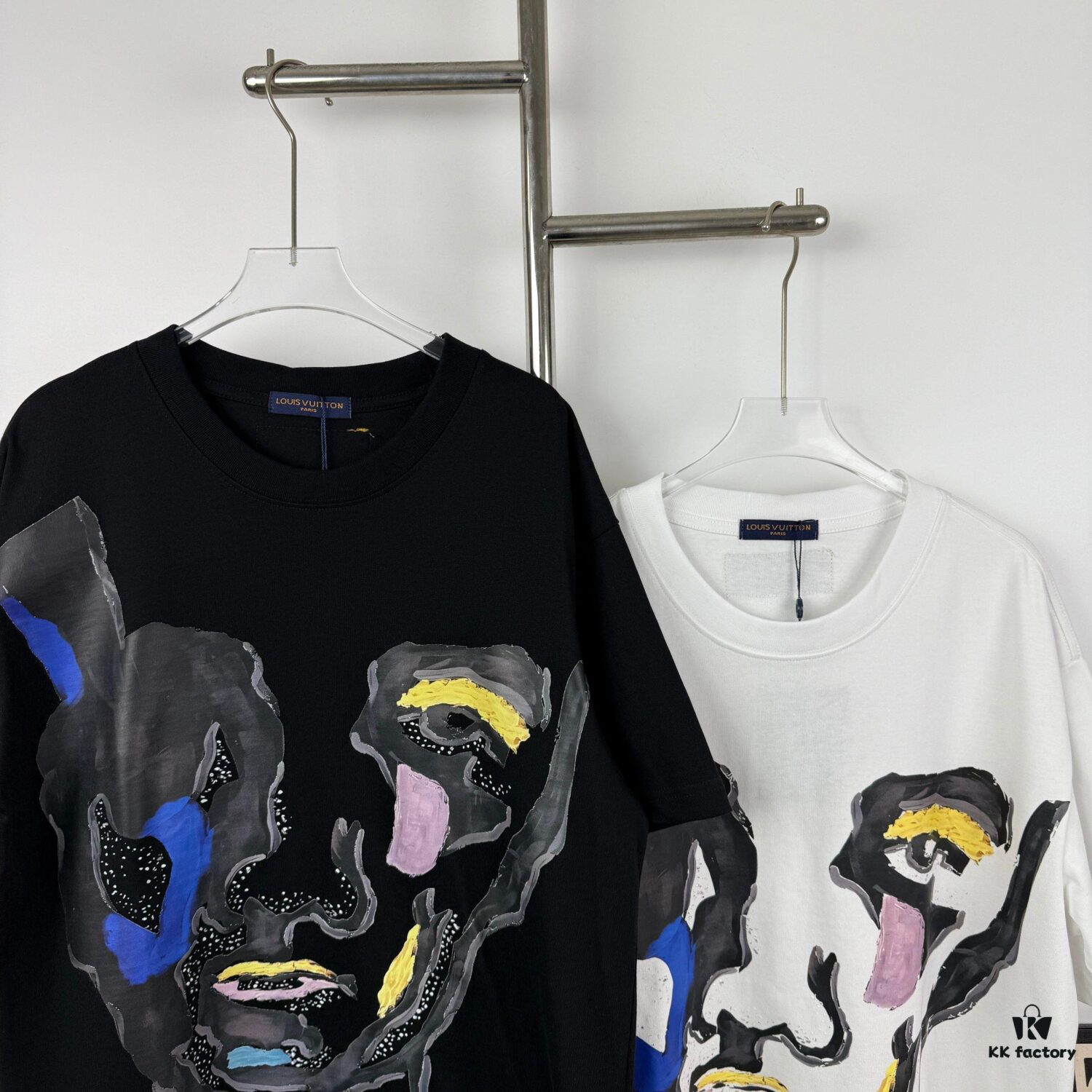 6930f6f66e68136f4d9b417d New LV Louis Vuitton 2024 Graffiti Print Short Sleeve T-Shirt, Premium 260g 32s Double Yarn Fabric, Ultra Soft and Comfortable Unisex Tee