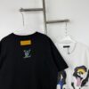 6930f6f96e68136f4d9b417f New LV Louis Vuitton 2024 Graffiti Print Short Sleeve T-Shirt, Premium 260g 32s Double Yarn Fabric, Ultra Soft and Comfortable Unisex Tee