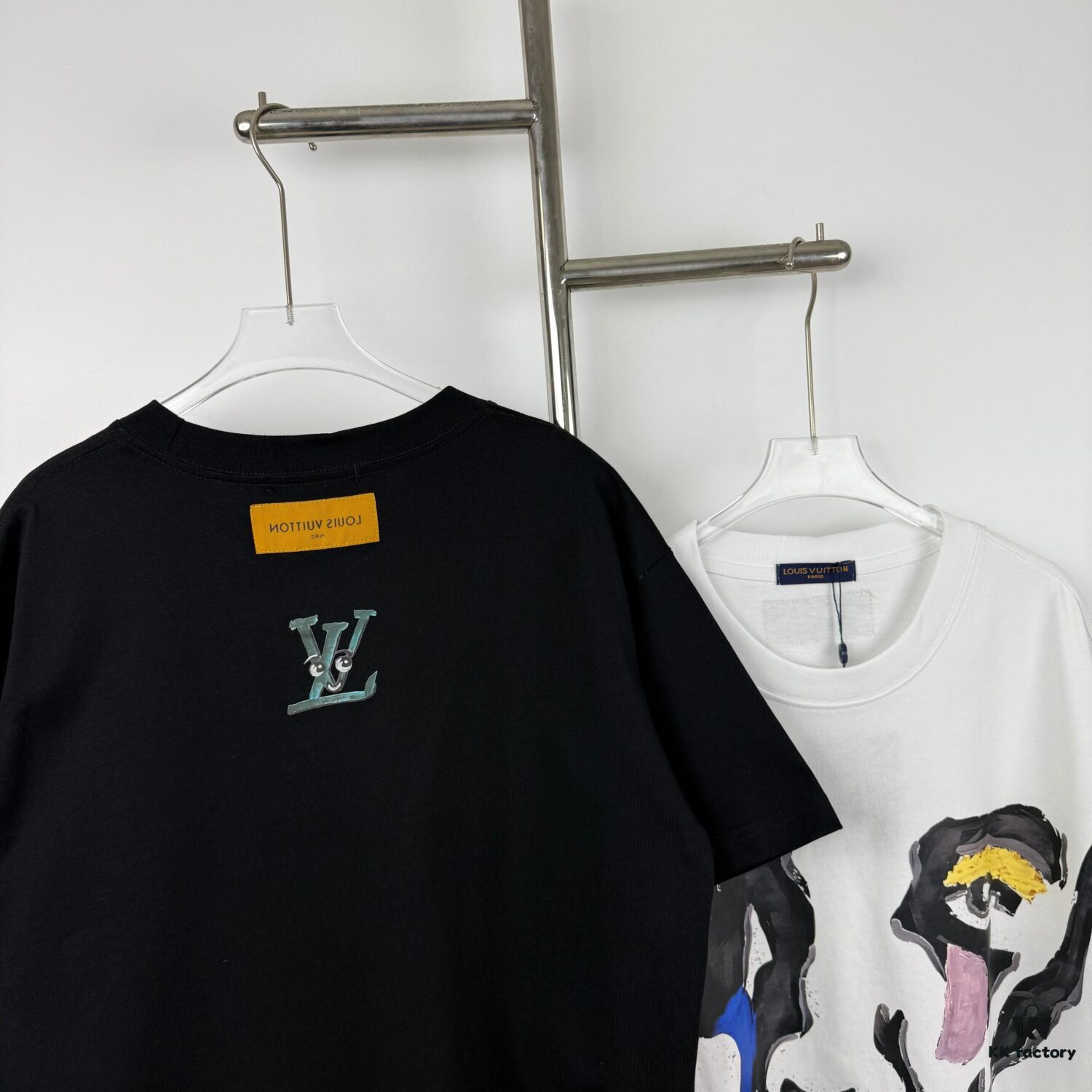 6930f6f96e68136f4d9b417f New LV Louis Vuitton 2024 Graffiti Print Short Sleeve T-Shirt, Premium 260g 32s Double Yarn Fabric, Ultra Soft and Comfortable Unisex Tee
