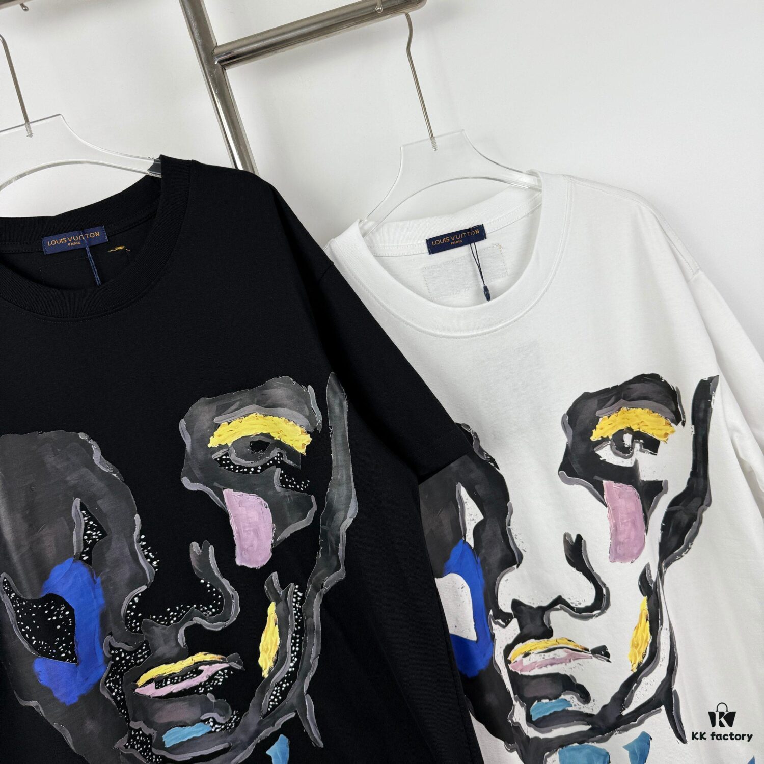 6930f6fa6e68136f4d9b4180 New LV Louis Vuitton 2024 Graffiti Print Short Sleeve T-Shirt, Premium 260g 32s Double Yarn Fabric, Ultra Soft and Comfortable Unisex Tee