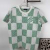 6930f71a6e68136f4d9b419d New Louis Vuitton Plaid Green Checkerboard Short Sleeve Unisex T-Shirt