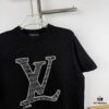6930f7296e68136f4d9b41aa New Louis Vuitton LV Embroidered Crew Neck Logo Short Sleeve Unisex