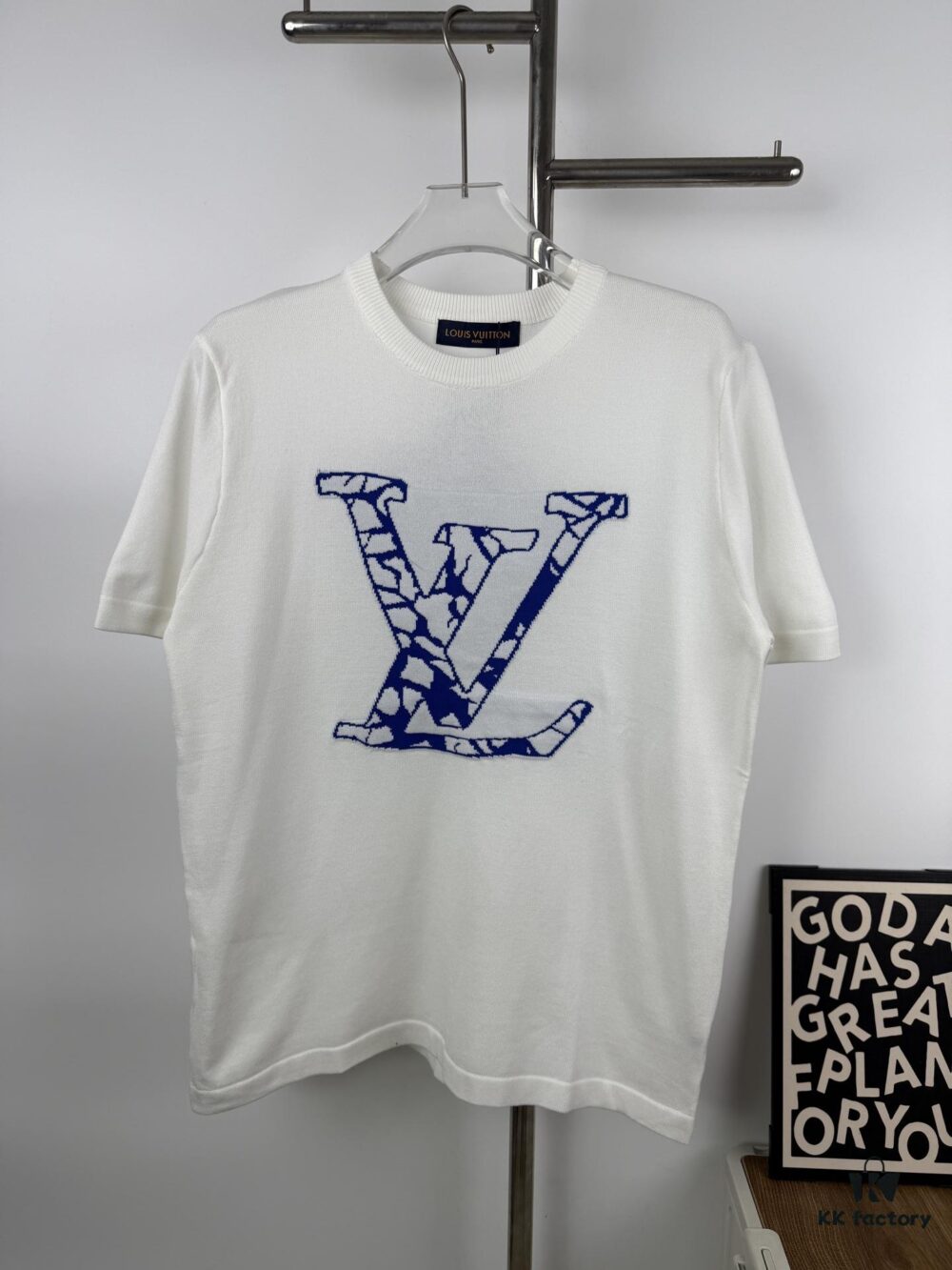 6930f7316e68136f4d9b41b2 New LV Louis Vuitton 2023FW Ski Collection Jacquard Round-Neck Short-Sleeve T-Shirt