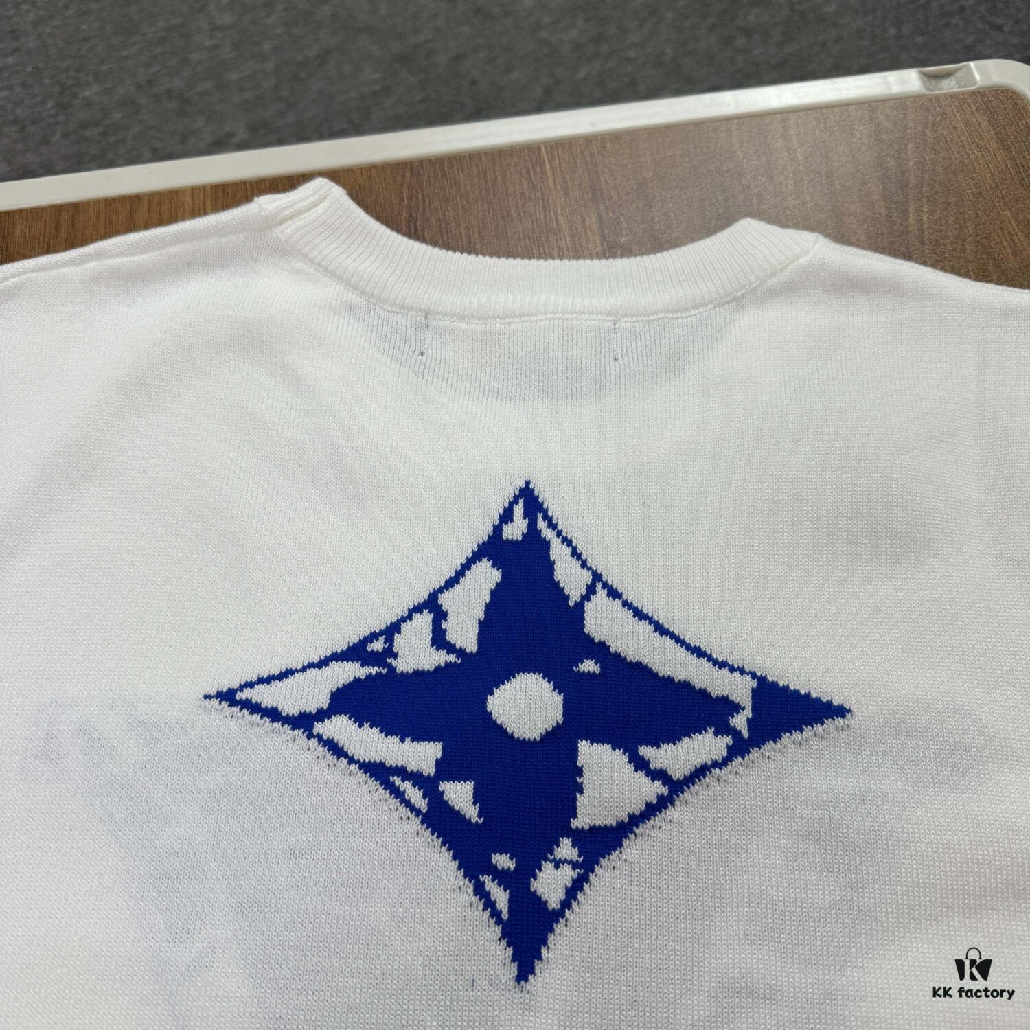 6930f73a6e68136f4d9b41bb New LV Louis Vuitton 2023FW Ski Collection Jacquard Round-Neck Short-Sleeve T-Shirt