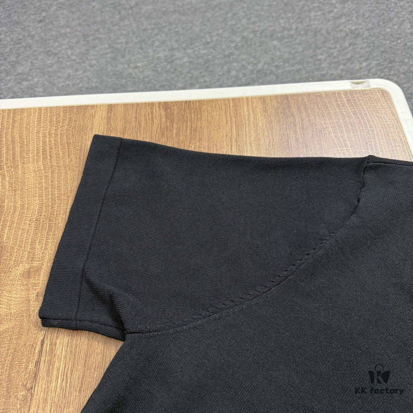 6930f7486e68136f4d9b41ce New Louis Vuitton 25SS Limited Edition Brick Print Knit Crew Neck Short Sleeve T-Shirt