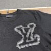 6930f7486e68136f4d9b41cf New Louis Vuitton 25SS Limited Edition Brick Print Knit Crew Neck Short Sleeve T-Shirt