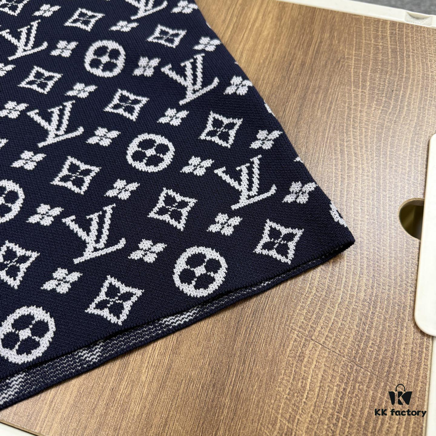 6930f7756e68136f4d9b41fd New LV Louis Vuitton Monogram Jacquard Knit Shorts