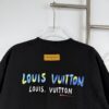 6930f77d6e68136f4d9b4203 LOUIS VUITTON Graffiti Print Logo Round Neck Short Sleeve T-Shirt Unisex Casual Loose Fit