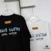 6930f7806e68136f4d9b4206 LOUIS VUITTON Graffiti Print Logo Round Neck Short Sleeve T-Shirt Unisex Casual Loose Fit