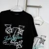 6930f78c6e68136f4d9b420e LOUISVUITTON Classic Parody Graffiti Print Logo Round Neck Short Sleeve T-Shirt Unisex Casual Loose Fit