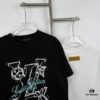6930f7936e68136f4d9b4214 LOUISVUITTON Classic Parody Graffiti Print Logo Round Neck Short Sleeve T-Shirt Unisex Casual Loose Fit