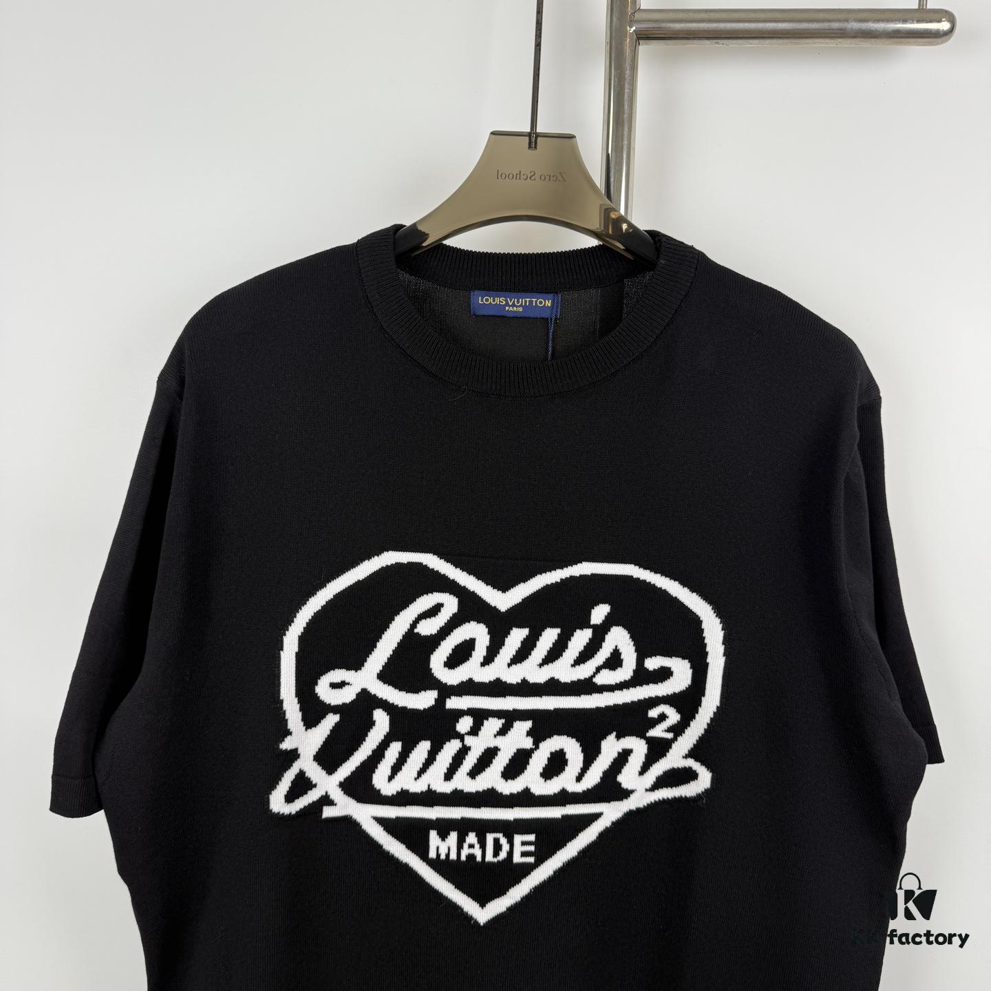 6930f7b76e68136f4d9b4232 New Louis Vuitton LV 2023 Spring Heart Knit Short-Sleeve Unisex by lvXnigo Collaboration