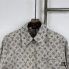 6930f7c76e68136f4d9b4244 New Louis Vuitton Monogram Jacquard Denim Shirt Unisex Oversized Long Sleeve Jacket