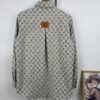 6930f7ca6e68136f4d9b4245 New Louis Vuitton Monogram Jacquard Denim Shirt Unisex Oversized Long Sleeve Jacket