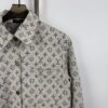 6930f7cb6e68136f4d9b4246 New Louis Vuitton Monogram Jacquard Denim Shirt Unisex Oversized Long Sleeve Jacket