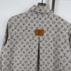 6930f7cc6e68136f4d9b4247 New Louis Vuitton Monogram Jacquard Denim Shirt Unisex Oversized Long Sleeve Jacket