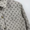 6930f7cc6e68136f4d9b4248 New Louis Vuitton Monogram Jacquard Denim Shirt Unisex Oversized Long Sleeve Jacket
